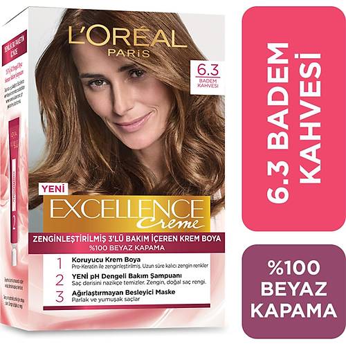 L'oral Paris Excellence Creme Sa Boyas 6.30 Badem Kahvesi