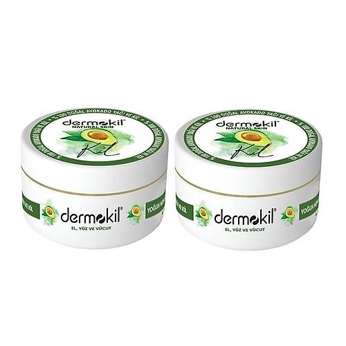 Dermokil Yz, Vcut ve Doal El Kremi Avokado 300 ml x 2 Adet