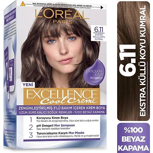 L?Oral Paris Excellence Cool Creme Sa Boyas ? 6.11 Ekstra Kll Koyu Kumral