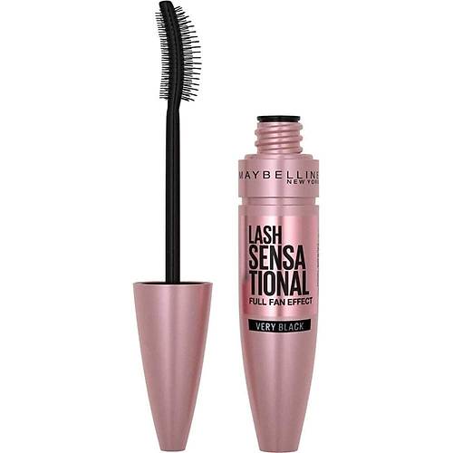 Maybelline New York Lash Sensational Yelpaze Etkili Siyah Maskara 1 Paket (1 x 9.5 ml)