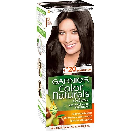 Garnier Color Naturals 3 Koyu Kahve