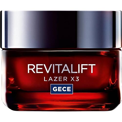 L'Oral Paris Revitalift Lazer X3 Youn Gece Bakm Kremi