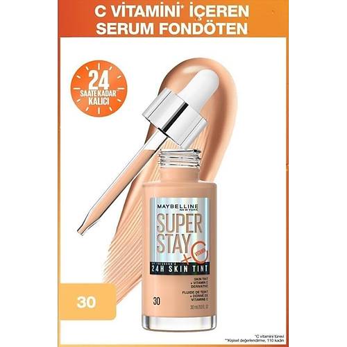 Maybelline New York Super Stay Skin Tint Fondten - 30