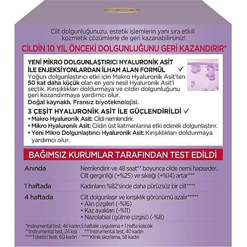 L'Oral Paris Revitalift Filler Youn Dolgunlatrc Yalanma Kart Gndz Kremi 50Ml - Hyaluroni