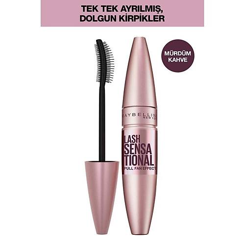 Maybelline New York New York Lash Sensational Maskara - Burgundy Brown 1 Paket (1 x 24.2 g)