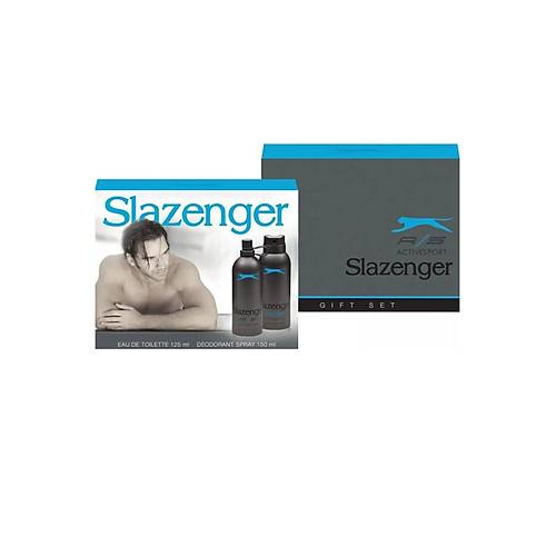 Slazenger  Erkek Karma Set 3 L Gold + Mavi + Yeil Deodorant-Parfm -  SLAZENGERKARMASET