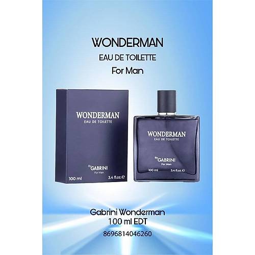 Gabrini Wonderman Edt Erkek Parfm 100 ml