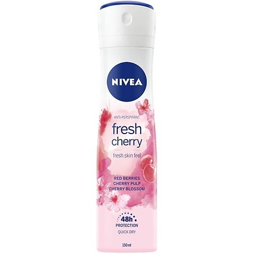 Nivea Fresh Cherry Kadn Deodorant Sprey 150 Ml Kategori: Deodorant