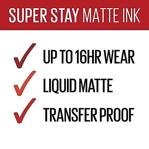 Maybelline New York Super Stay Matte Ink Likit Mat Ruj - 320 Individualist- Krmz 