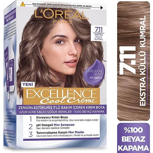 L?oral Paris Excellence Cool Creme Sa Boyas ? 7.11 Ekstra Kll Kumral