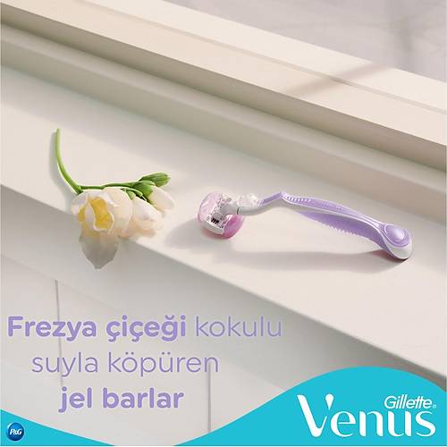 Gillette Venus Comfortglide Breeze Kadn Tra Makinesi + Yedek Tra Ba 2'li