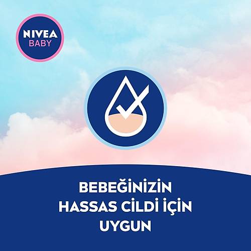 NIVEA Baby Hassas Bebek Ya (200ml), Hassas ciltler, Bebek Cilt Bakm, Youn nemlendirme