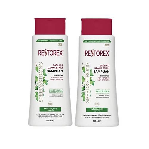 Restorex Yal Salar Iin Uzama Etkili ampuan 500 ml 2li