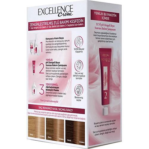 L'Oral Paris Excellence Creme Sa Boyas 8 Koyu Sar