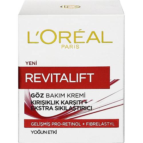 L'Oral Paris Revitalift Yalanma Kart Gz Bakm Kremi