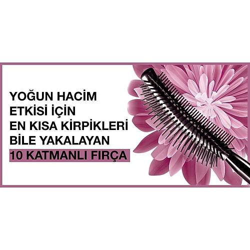 Maybelline New York Lash Sensational Yelpaze Etkili Siyah Maskara 1 Paket (1 x 9.5 ml)