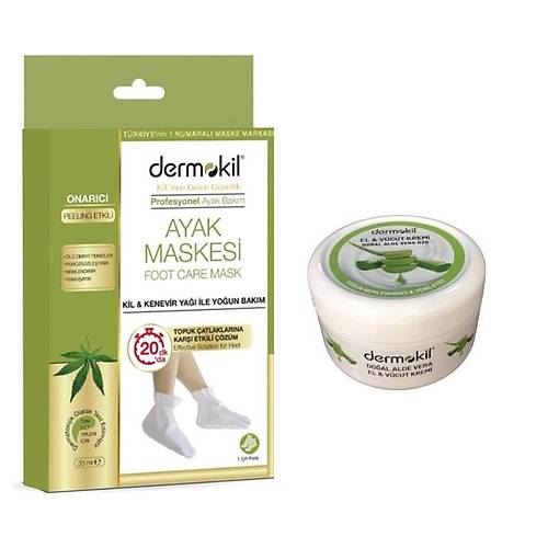 Dermokil Youn Bakm Ayak Maskesi 35 ml+Dermokil Aloe Vera z El