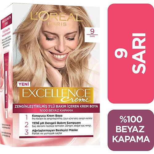 L'Oral Paris Excellence Creme Sa Boyas 9 Sar