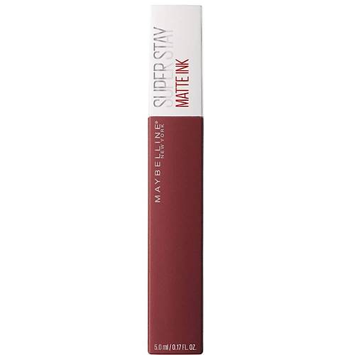 Maybelline New York Super Stay Matte Ink Likit Mat Ruj, 50 Voyager, Bordo, 5 ml