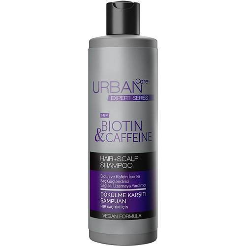 URBAN Care Expert Biotin ve Kafein Dklme Kart Sa Bakm ampuan-Hzl Uzamaya Yardmc-350 ML