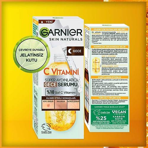 Garnier C Vitamini Sper Aydnlatc Gece Serumu