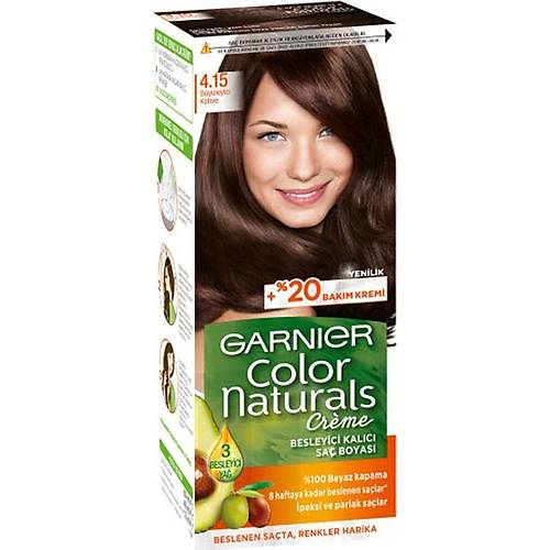 Garnier Color Naturals Besleyici Kalc Krem Sa Boyas No: 4.15 Byleyici Kahve