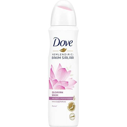 Dove Kadn Sprey Deodorant Lotus iei Kokusu Ildayan Bakm 150 ml