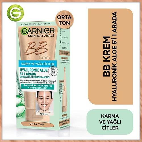 Garnier Bb Krem Orta Ton 50 Ml Medum