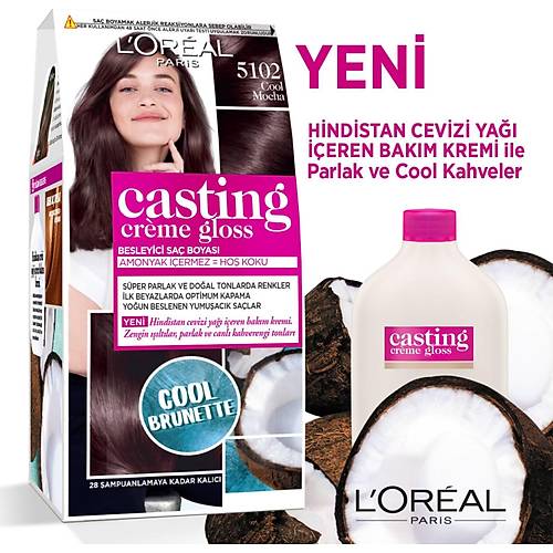 Loreal Paris Casting Creme Gloss Sa Boyas 5102 Cool Mocha