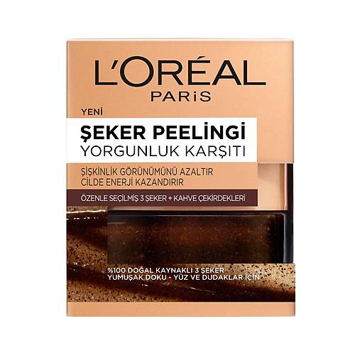 L'Oral Paris eker Peelingi Yorgunluk Kart 50 Ml