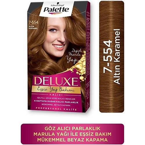  Palette Deluxe 7-554 Altn Karamel Sa Boyas