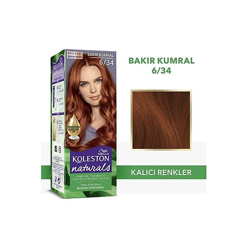 Wella Koleston Naturals Sa Boyas 6/34 Bakr Kumral