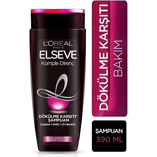 Loreal Paris L'oral Paris Elseve Komple Diren Dklme Kart ampuan 390 ml