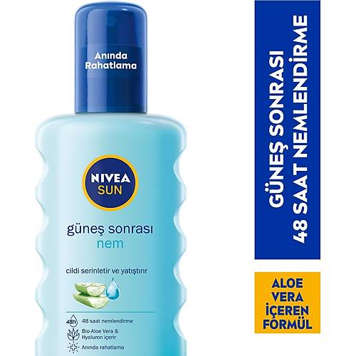 Nivea Sun Gne Sonrasi Nem Cildi Rahatlatan Nemlendirici Sprey 200 Ml