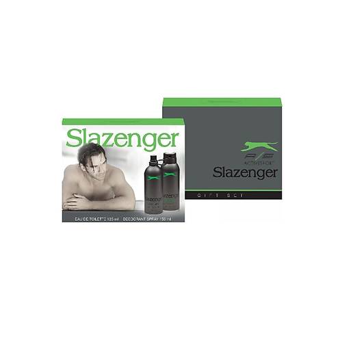 Slazenger  Erkek Karma Set 3 L Gold + Mavi + Yeil Deodorant-Parfm -  SLAZENGERKARMASET