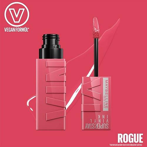 Maybelline Super Stay Vinyl Ink - Likit Parlak Ruj No: 145 Rogue