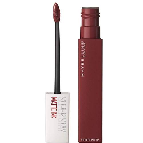 Maybelline New York Super Stay Matte Ink Likit Mat Ruj, 50 Voyager, Bordo, 5 ml