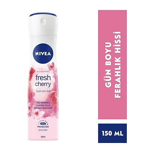 Nivea Fresh Cherry Kadn Deodorant Sprey 150 Ml Kategori: Deodorant