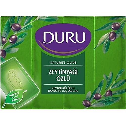 Duru Natural Olive Zeytinyal 4 Adet Banyo Sabunu 600Gr