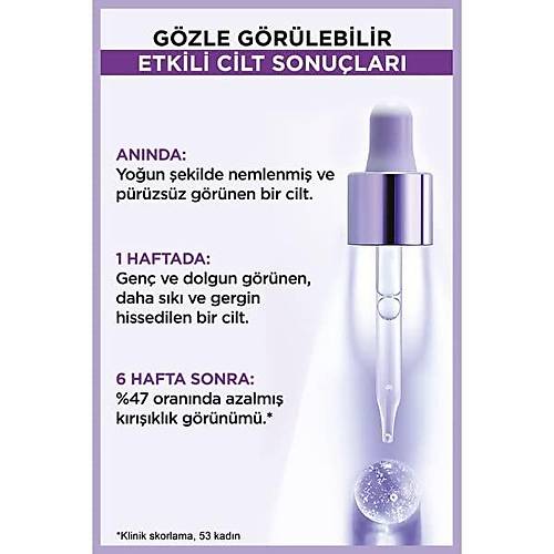 L'Oral Paris Revitalift Filler %1.5 Saf Hyaluronik Asit Krklk Kart Serum