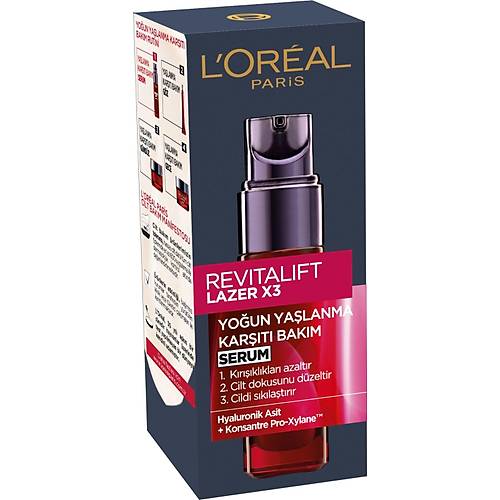 L'Oral Paris Revitalift Lazer X3  Kart Bakm Serum 30 ml