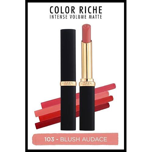 L'Oreal Paris Color Riche Intense Volume Matte Ruj - 103 Blush 30147935