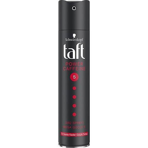 Taft Power Kafein Sprey 250 Ml 1 Adet Kalc Tutu Sa Spreyi