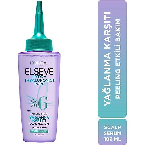 Elseve L'oral Paris Elseve Hydra [hyaluronic] Pure Salisilik Asit Ieren Yalanma Kart Peeling E