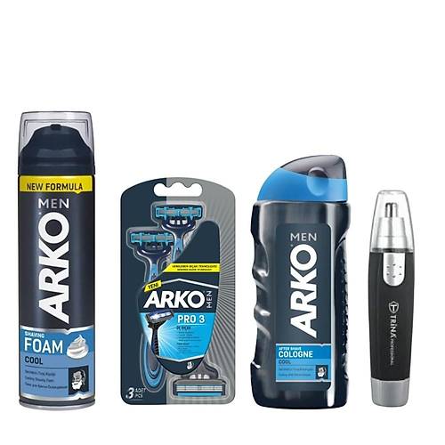 Arko Men Tra Kp Cool 200 ML + Arko Tra Ba T3 Blister 3