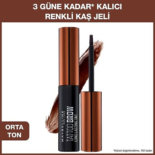 Maybelline New York Tattoo Brow Geici Ka Dvmesi - Orta Ton