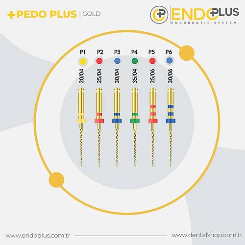 ENDOPLUS PEDO PLUS GOLD ASORT 17 MM KANAL EES