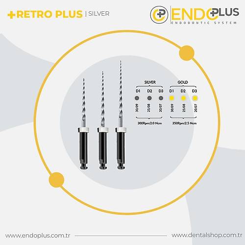 ENDOPLUS RETRO PLUS SLVER KANAL EES