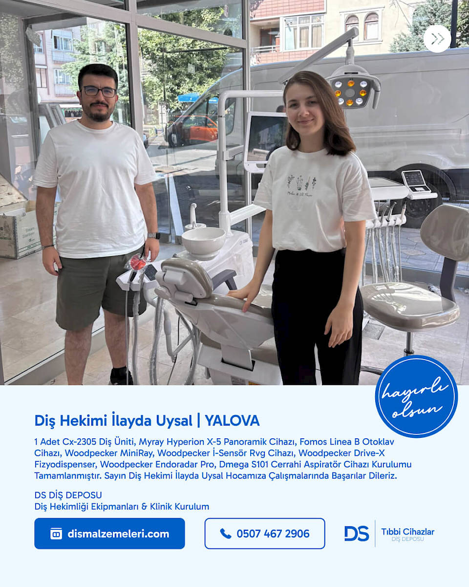 Diş Hekimi İlayda Uysal diş üniti kurulumu
