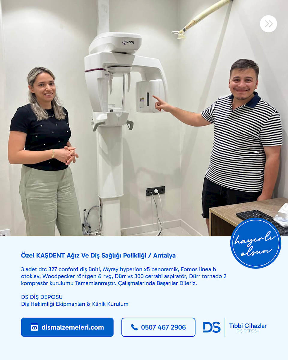 Özel Kaşdent Antalya klinik kurulumu